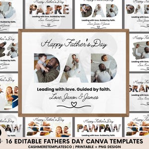 Custom Dad Photo Template PNG Christian Fathers Day Printable Grandpa Fathers Day Design Pawpaw Fathers Day PNG Fathers Day Design Bundle