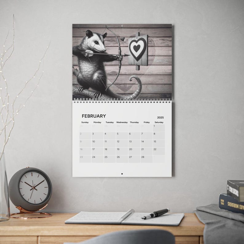 2025 Year of the Opossum Calendar Etsy