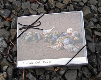Photo Notecard Box set Florida Gulf Coast qty 8 with envelopes 4x5.5