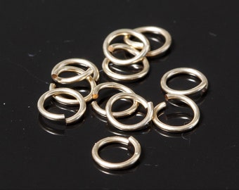 Gold Filled Jump Rings 6mm Open 20 gauge 5.8mm - Select Pack Size