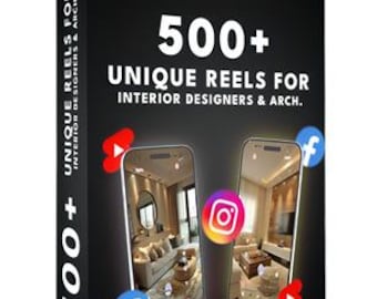 500+ unieke rollen voor interieurontwerpers en architecten (digitale download)