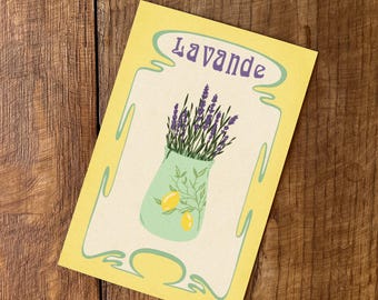 Carte-postale "LAVANDE"