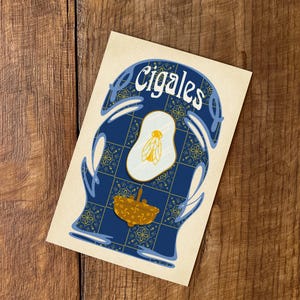 Carte-postale "CIGALES"