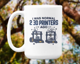 Funny 3D Printer Mug: Maker Gift for Tech Hobbyists