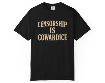 Shirt Censuur is lafheid: T-shirt met vrije meningsuiting comfortabele kleuren 1717