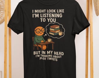 Bücherwurm Plot Twist Comfort Colors T-Shirt - Leseliebhaber Geschenk