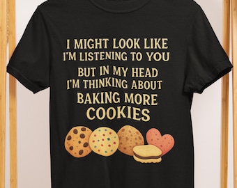 Lustiges Back-T-Shirt: Plätzchen-Liebhaber-T-Shirt