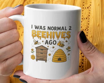 Lustige Imkerei Tasse: Ich war vor 2 Bienenstöcken Normal - Geschenk für Bienen Liebhaber