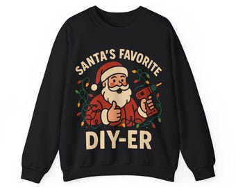 Sudadera navideña divertida para aficionados al bricolaje, regalo ideal para el hogar.