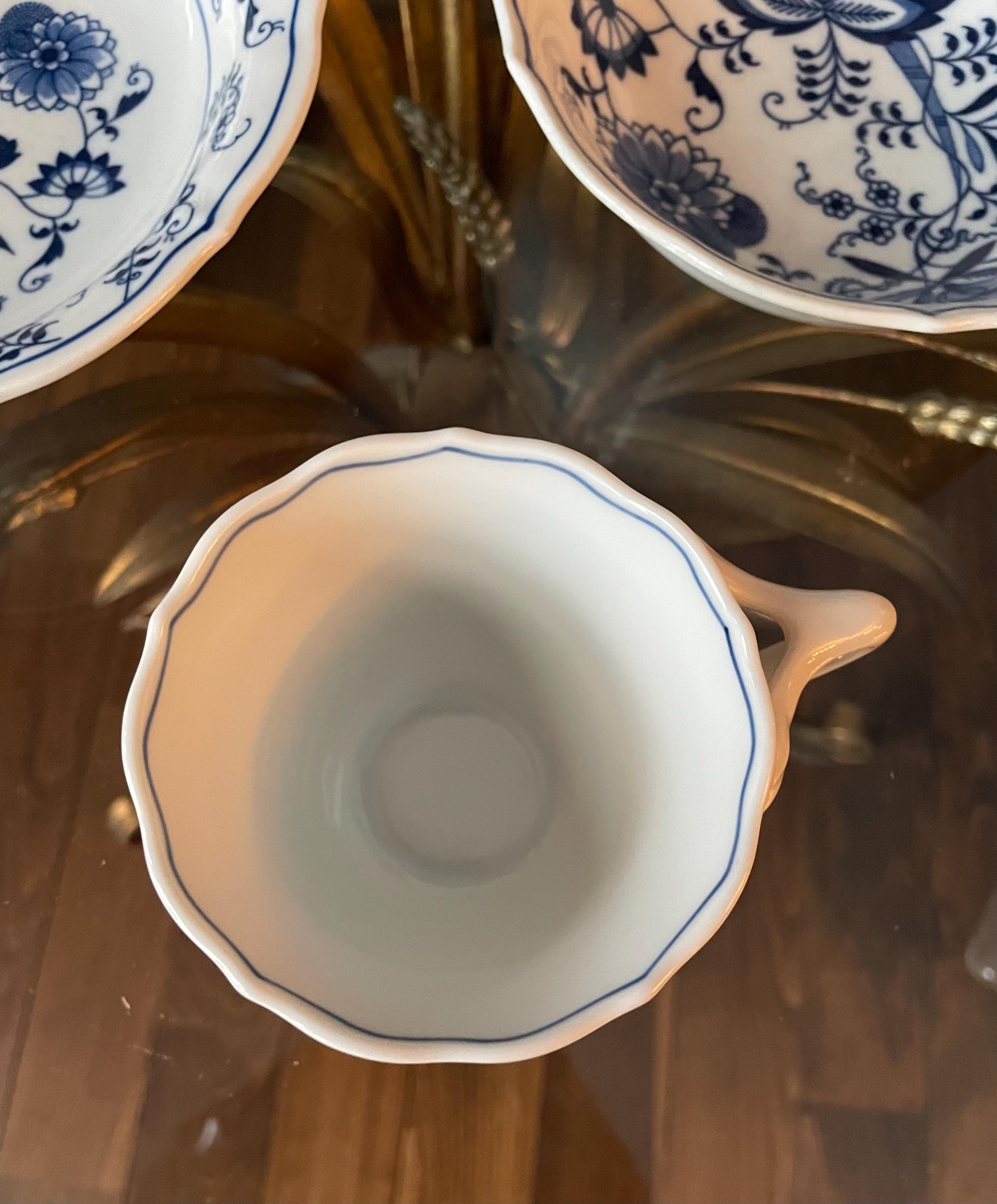 Blue Danube Blue Onion Bowls and Coffee Cup Vintage Japan Porcelain ...