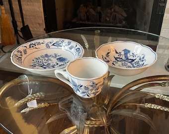 2002 Blue Danube Fruit Dessert Sauce Bowl by Blue Danube Japan