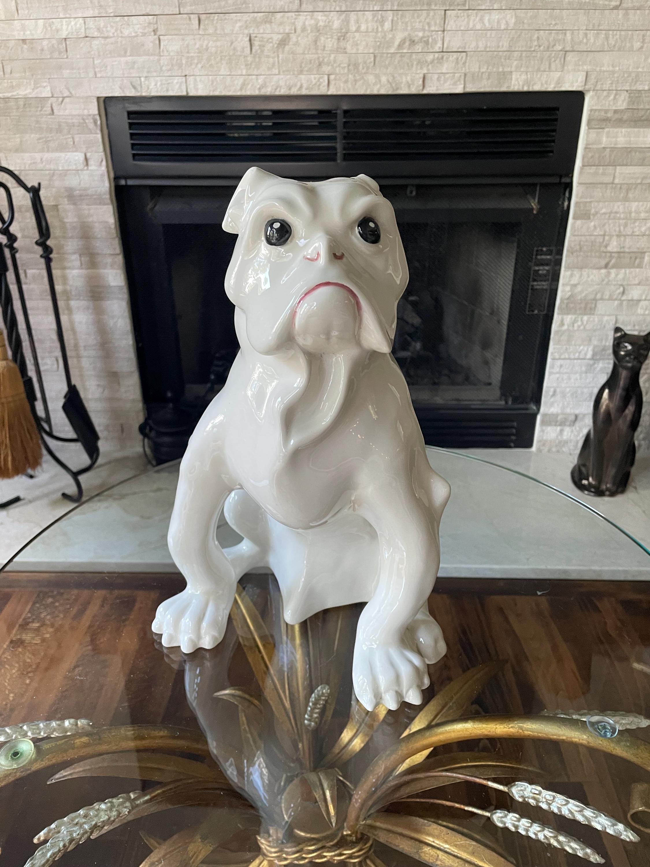 Vintage Bulldog Ceramic - Etsy