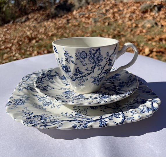 ❀未使用品❀　JohnsonBrothers　Old Bradbury 小皿6枚 ま*こ様 未使用ジョンソンブラザーズお皿6枚Old Bradbury 24cm