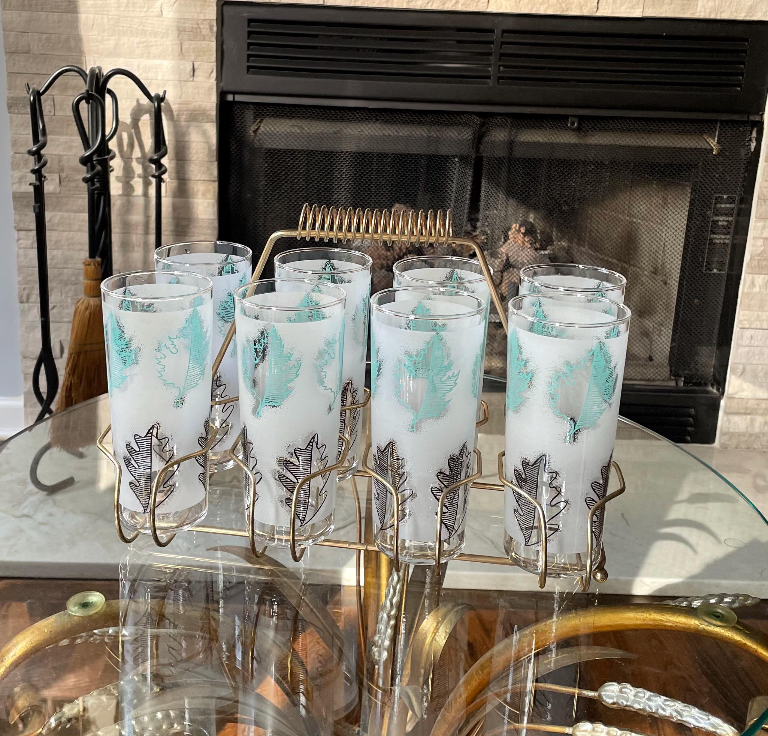 Mid Century Glassware Caddy - Etsy