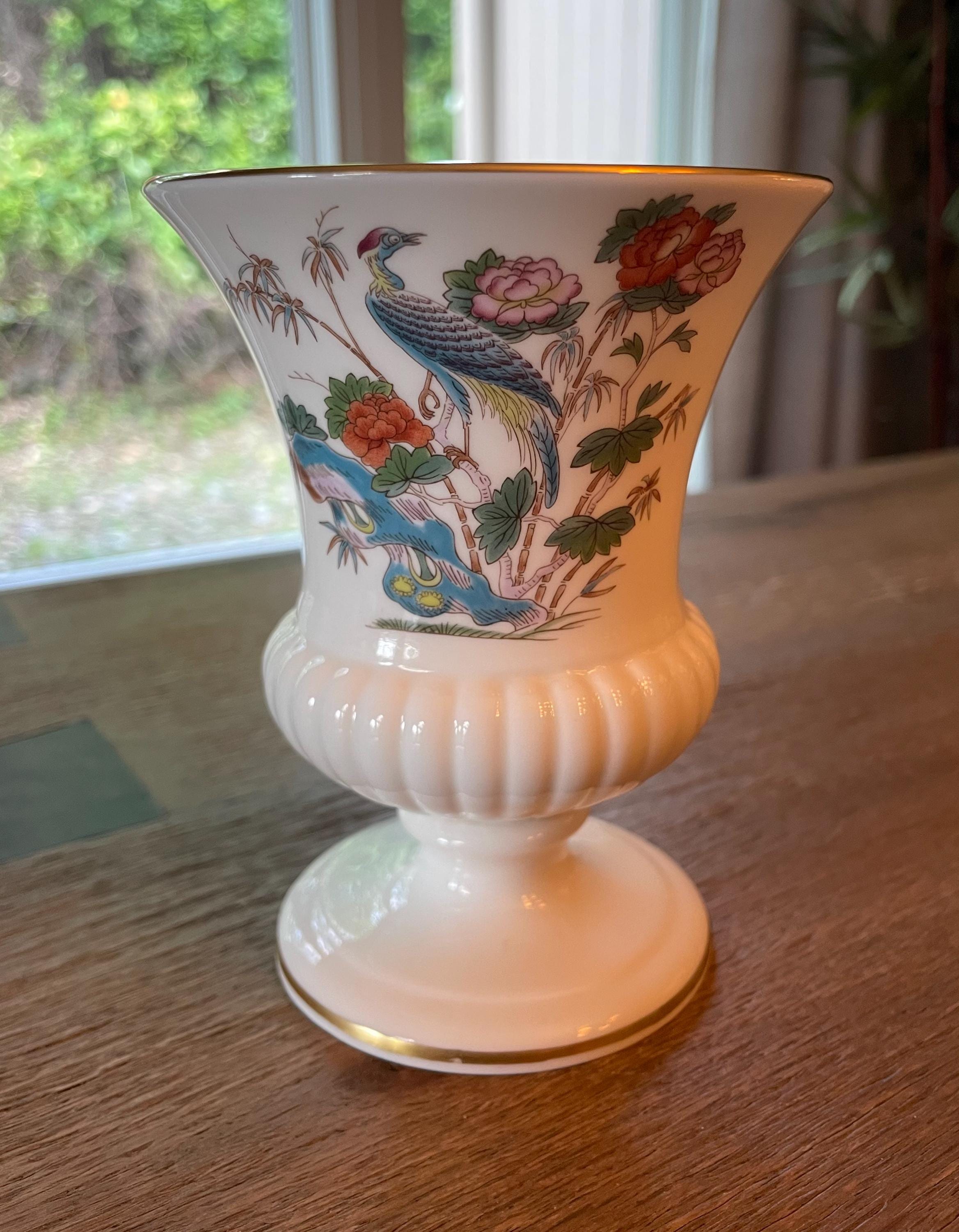 Kutani Crane Vase - Etsy