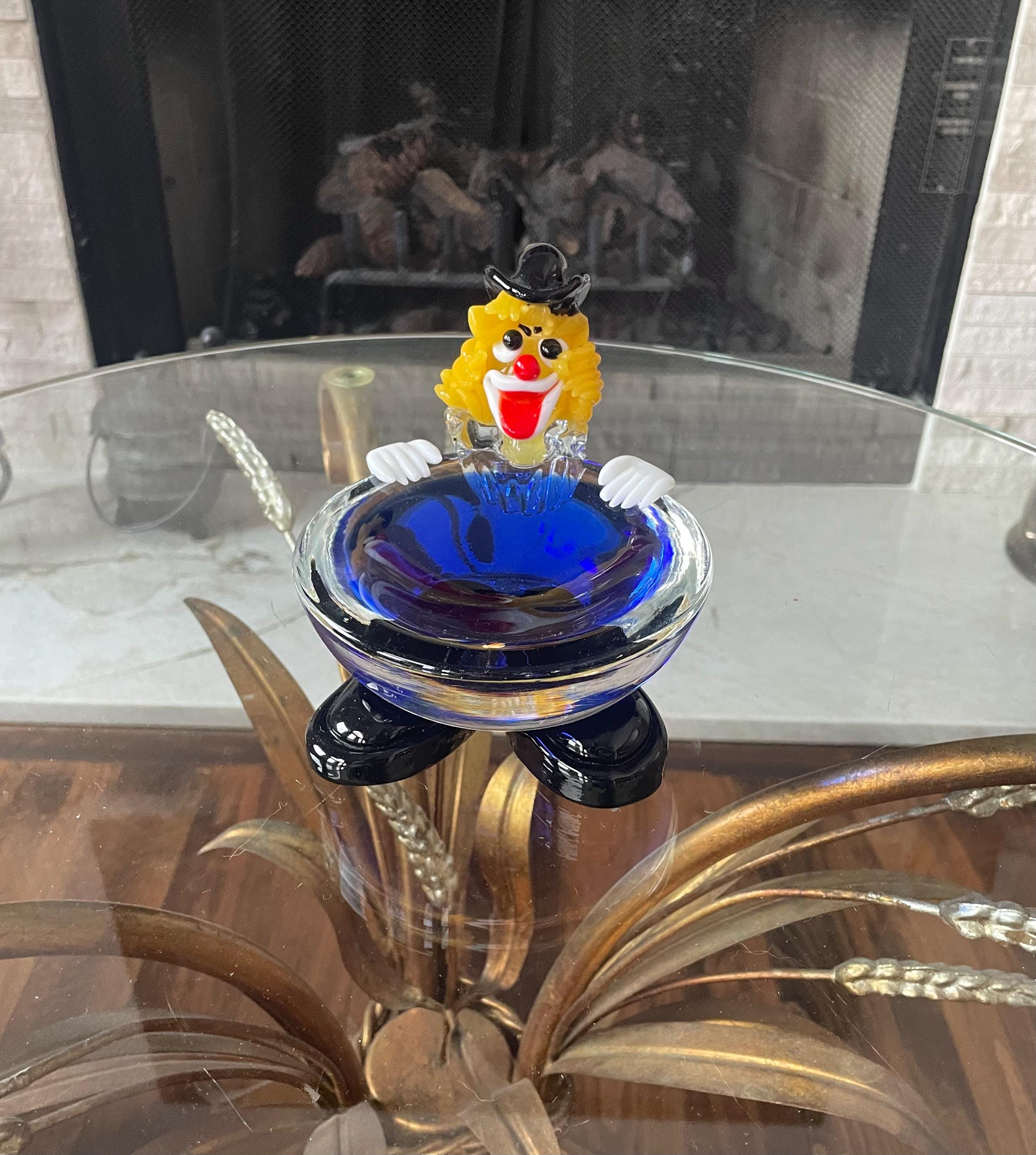 Blue Murano Ashtray - Etsy
