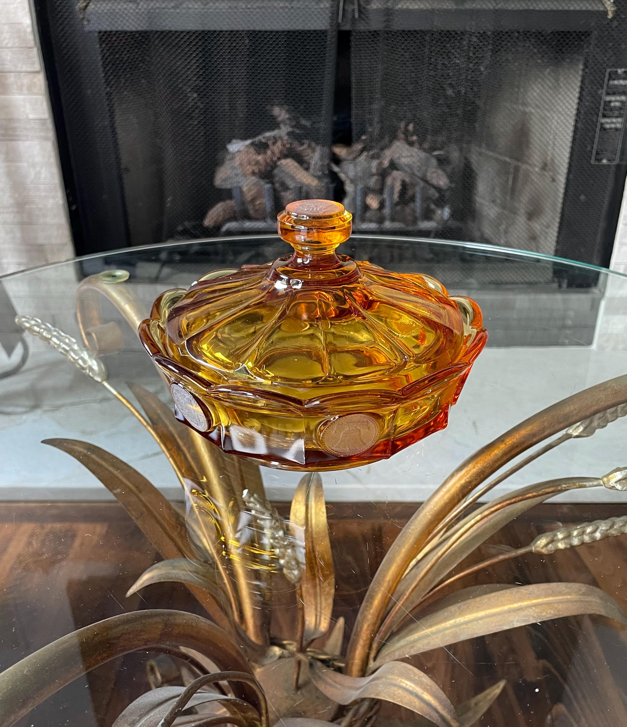 Vintage Glass Eagle Dish - Etsy
