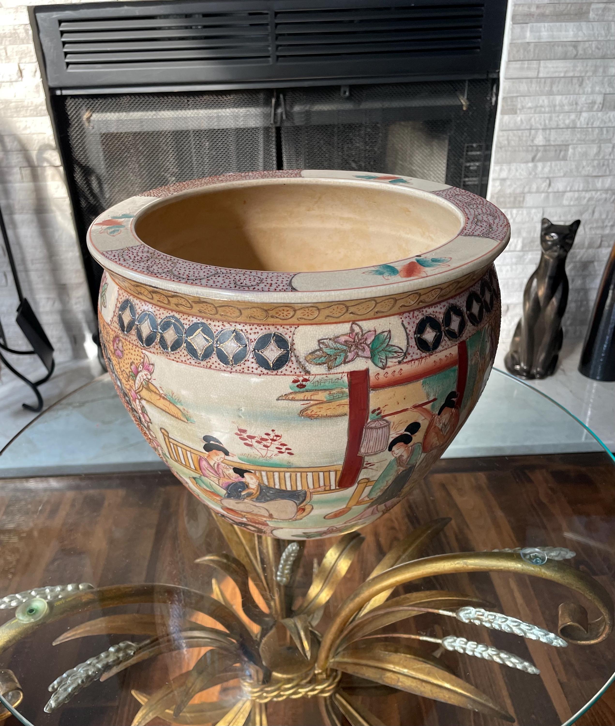 14 Inch Asian Planter - Etsy