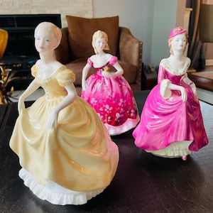 Coalport Ladies of Fashion Figurines - Etsy