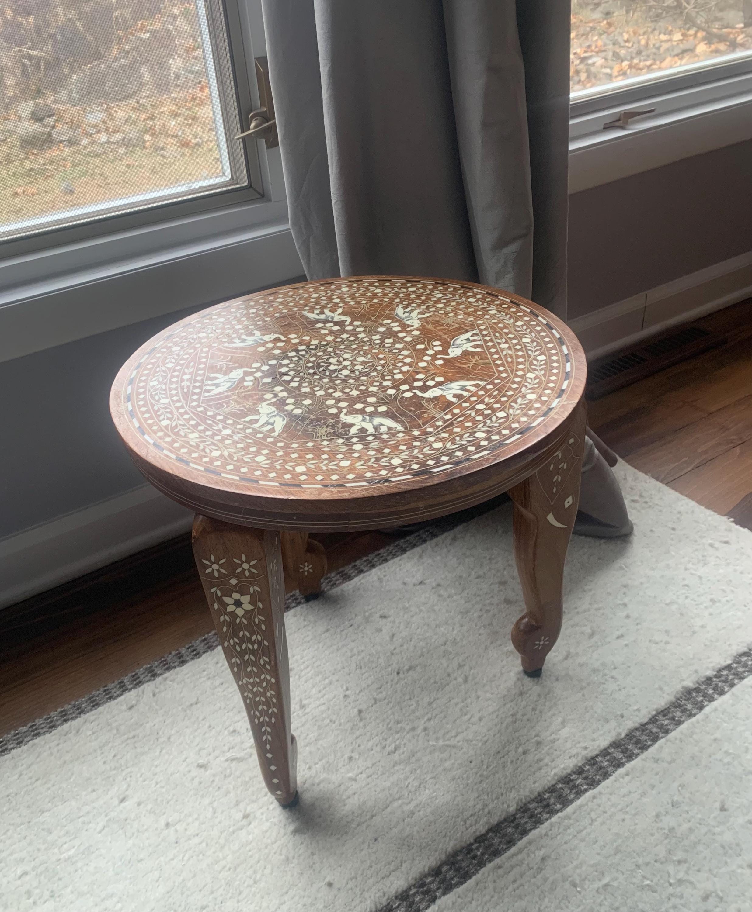Indian Metal Side Table - Etsy