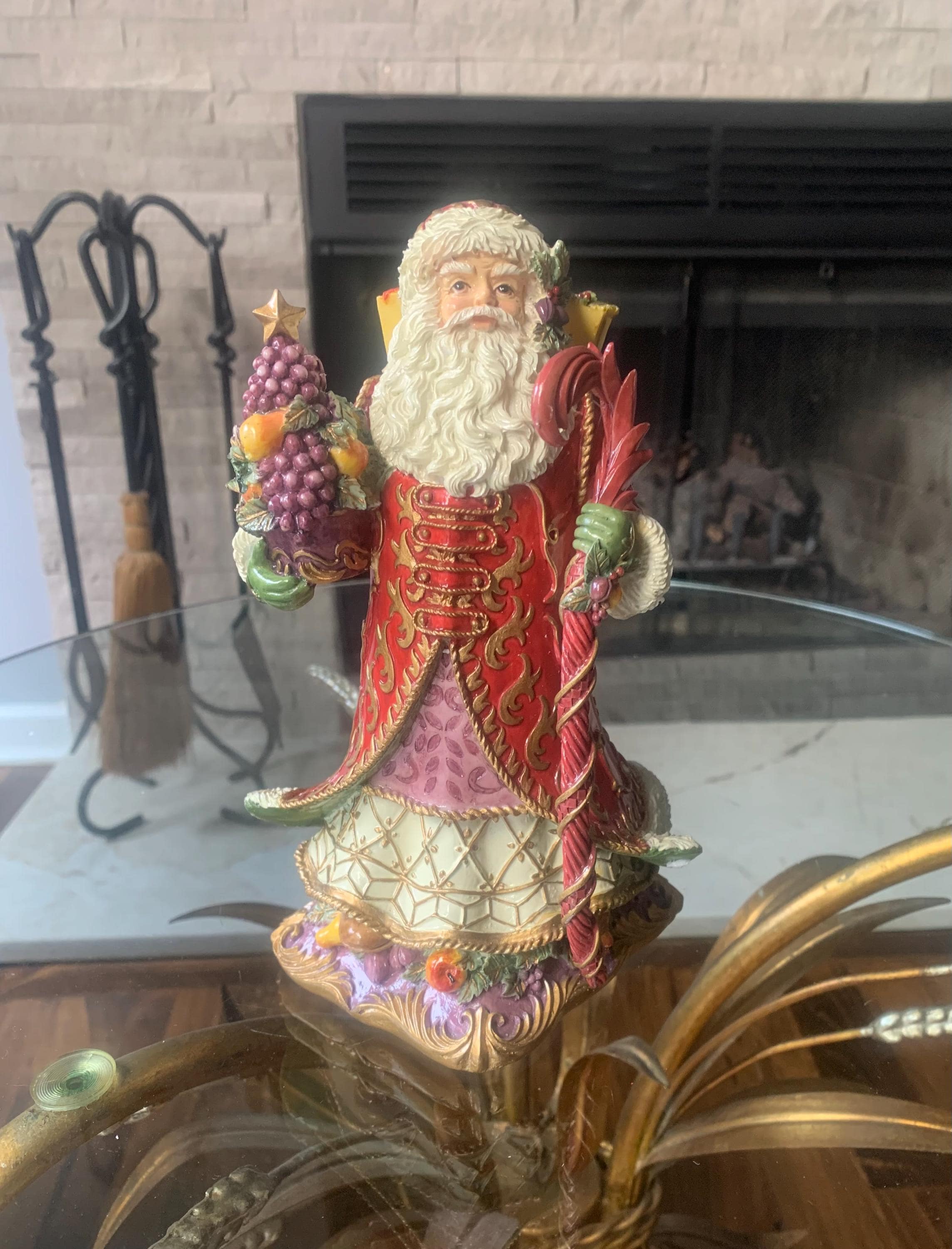 Fitz and Floyd Santa Figurine - Etsy