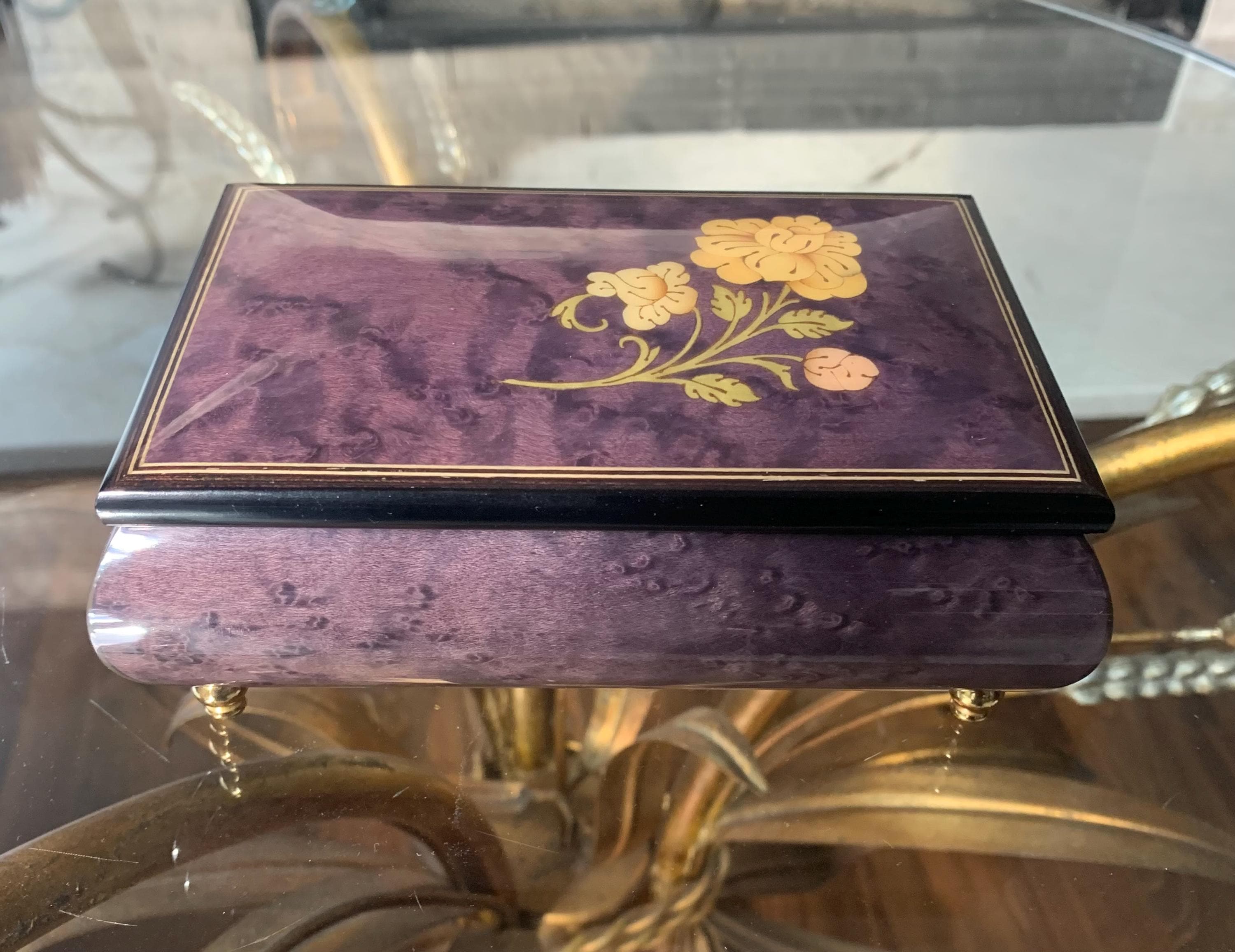 Reuge Wood Music Box - Etsy