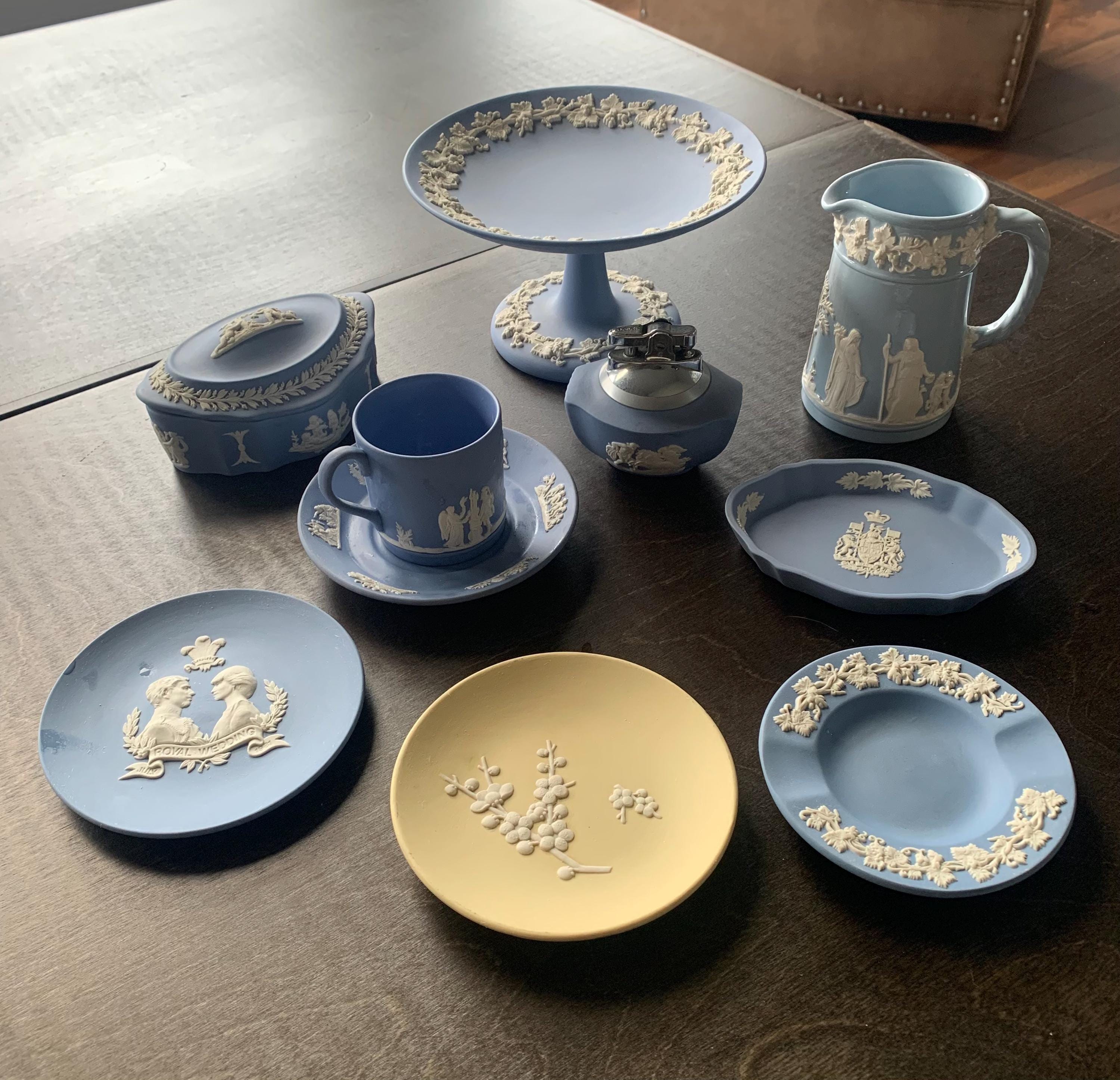 【希少】【美品】 Jasperware エッグカップセット2個 希少】【美品】Wedgwood Jasperware エッグカップセット2個