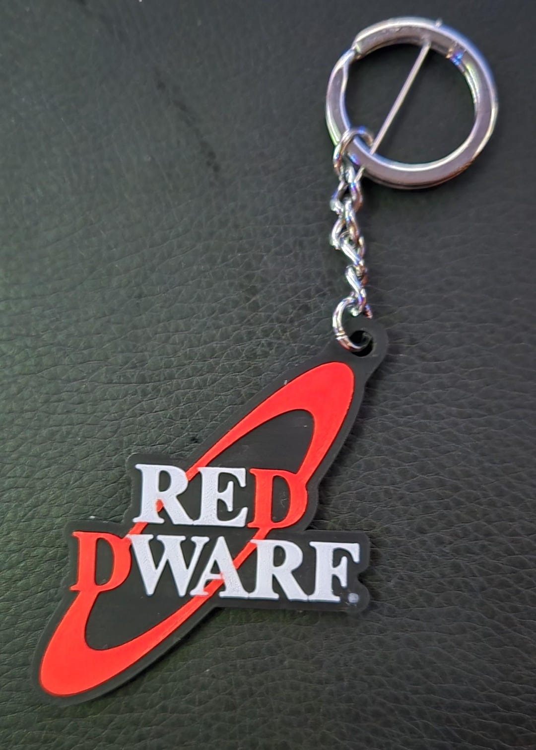 Red Dwarf Logo Keyring / Keychain - Jupiter Mining Corporation - 3D ...