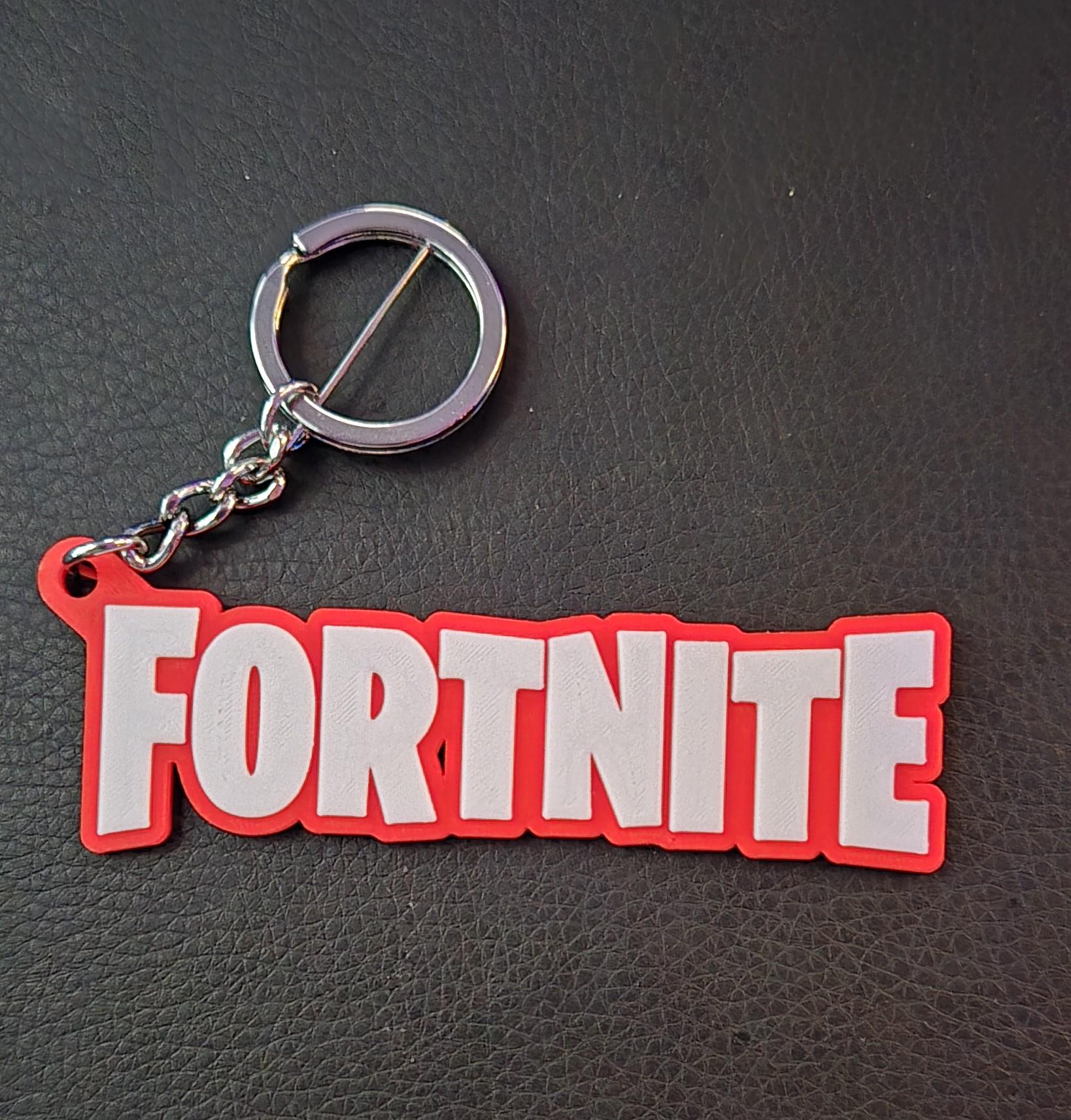 Fortnight Red Outline Logo Keyring / Keychain - Battle Royale - Etsy