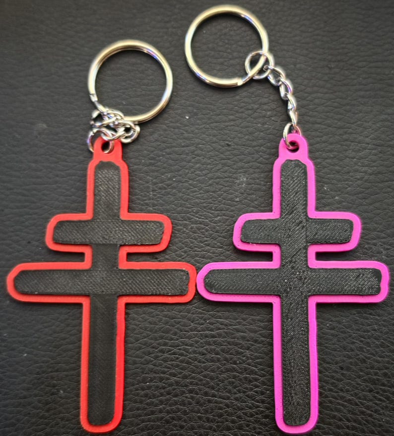 President (band) Cross Logo Keyring / Keychain - Charlie Simpson ...