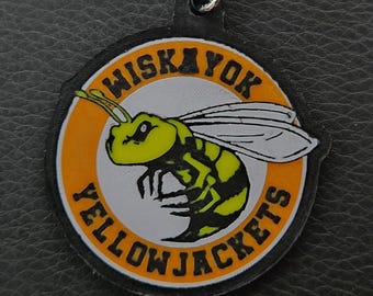 Yellowjackets Keyring - Yellowjackets Wiskayok Logo
