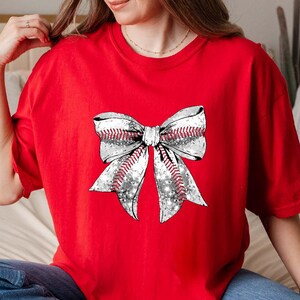 Coquette Baseball Shirt, Gameday Shirts, Coquette Bow Baseball Shirts, Football Mom Shirt,Gameday Tee Baseball,Sports Mom Shirt,Team Spirit