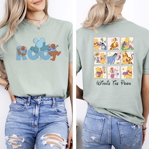 Disney Roo 2 Sided T-shirt, Comfort Colors® Roo Mickey Head Balloon Shirt, Disneyland Vacation Tee, Winnie The Pooh Matching Shirt