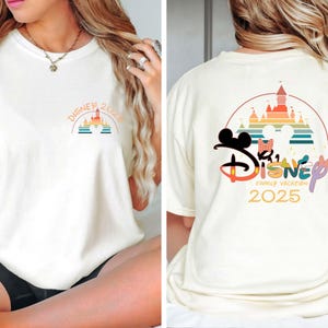 Disney Castle 2025 Shirts, Disney Family Matching T-shirt, Custom Disney Family 2025 Tee, Disney Trip Tee, 2025 Disney Family Vacation Shirt