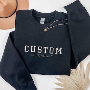 Custom Embroidered T shirt, Custom Embroidered Tshirt, Embroidered Tee, Custom Tee, Personalized Embroidered T Shirt, Center Front Design