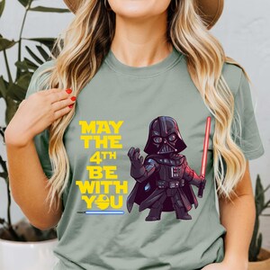 Star Wars Characters May The 4th Be With You Shirt, Comfort Colors Star Wars Matching Shirt, Star Wars Day Tee, Star Wars Squad Shirt