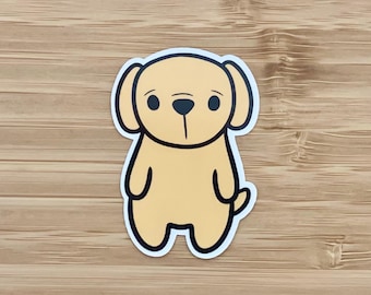 Adesivo impermeabile con Golden Retriever