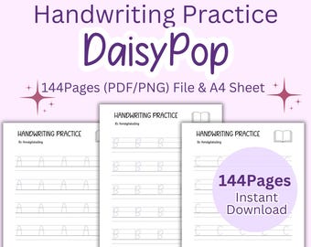 Arbeitsblatt zur Alphabet-Buchstabenverfolgung | Handschrift-Übung (PDF/PNG)