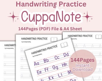 Alphabet Handwriting Practice Worksheet | A-Z Letter Tracing (PDF)