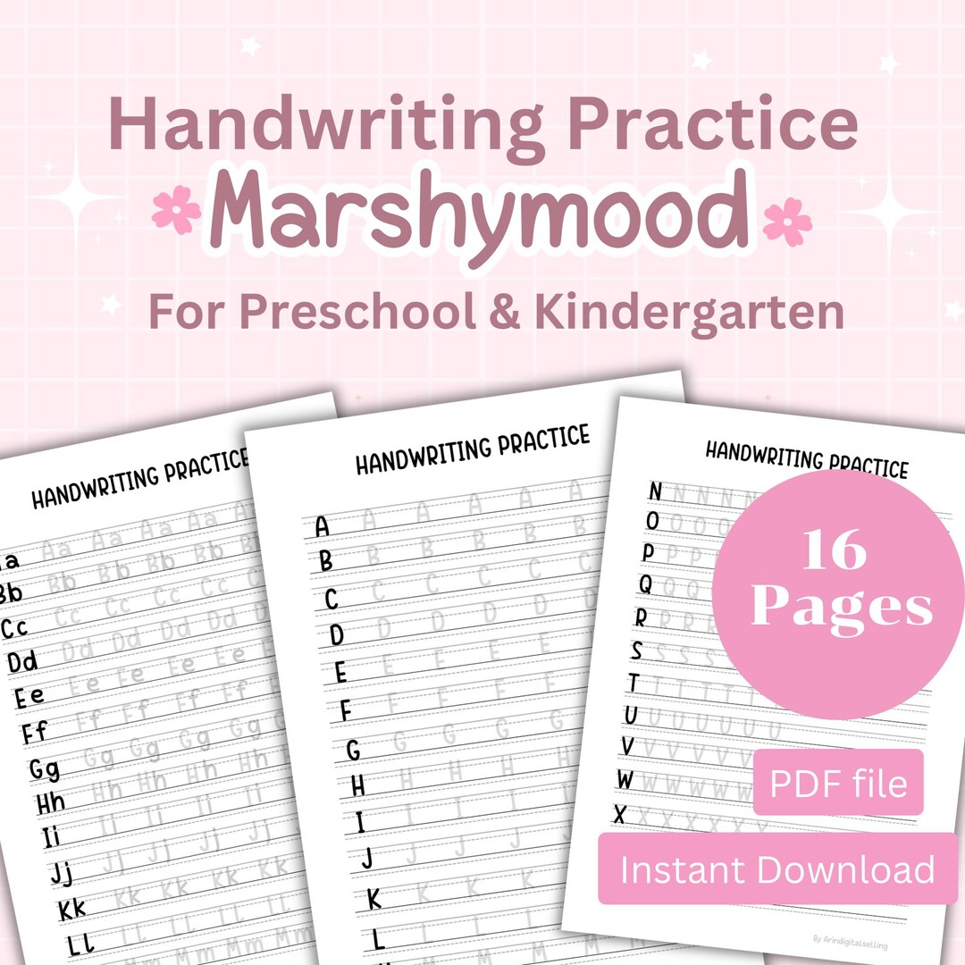 Alphabet Tracing Worksheets for Kids | Handwriting Practice A-Z