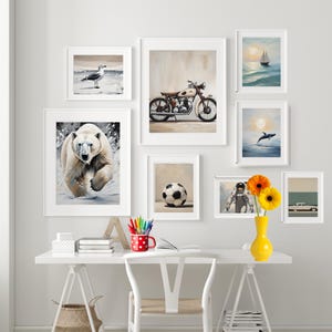 Boy&#39;s Room Mega Bundle 110 Eclectic Prints. Maximalist Gallery Wall Set, Colorful Art, digital download, printable art, Wall art set, trendy