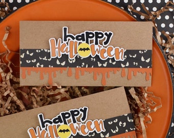 KIT Halloween Candy Bar Wrappers, Candy Card, Employee Treats, Gifts, Party FavorOffice Staff, Classroom Treats, Co-Worker Treats