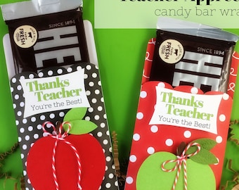 KIT Teacher Apprecation / Thanks You Gift / Candy Bar Wraps / Student Teachers/ Music / Church /Dance/Gymnastics/ Back to School