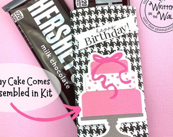 KIT Birthday Cake Candy Bar Wrapper/ Classroom Treat / Office Staff Birthday/ Employee Gifts/ Co-Workers Birthday Gift / Party Favor