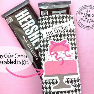 KIT Birthday Cake Candy Bar Wrapper/ Classroom Treat / Office Staff Birthday/ Employee Gifts/ Co-Workers Birthday Gift / Party Favor image 3
