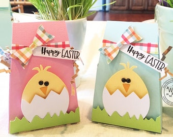 KIT Easter Chick Treat Box /Easter Basket /Employee Appreciation Gifts /Co-Worker Gifts/Office Treats /Teacher /Party Favor/Place Setting