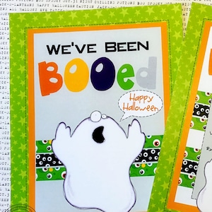 You've been Booed PDF and 8 Halloween Tags Plus Directions for a Sweet Treat Holder image 1