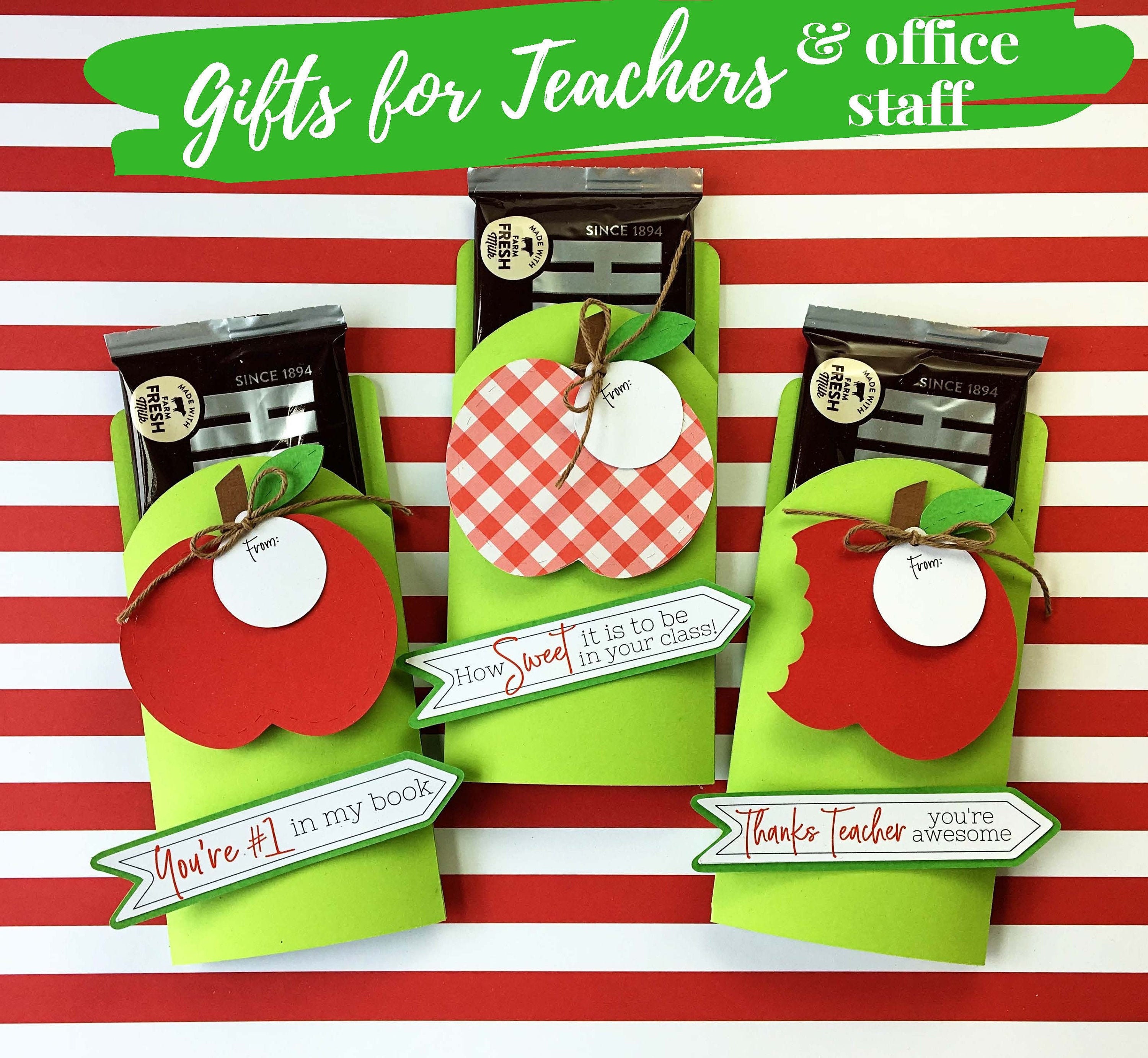 Kit Teacher Appreciation Candy Bar Wrapper Bitten Apple Etsy