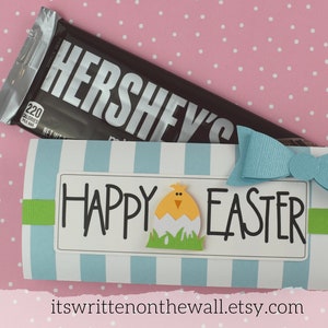 KIT Easter Chick Candy Bar Wrappers /Employee Gifts / Easter Basket /CoWorkers Gifts /Office Staff Treats / Party Favor/ Classroom image 6