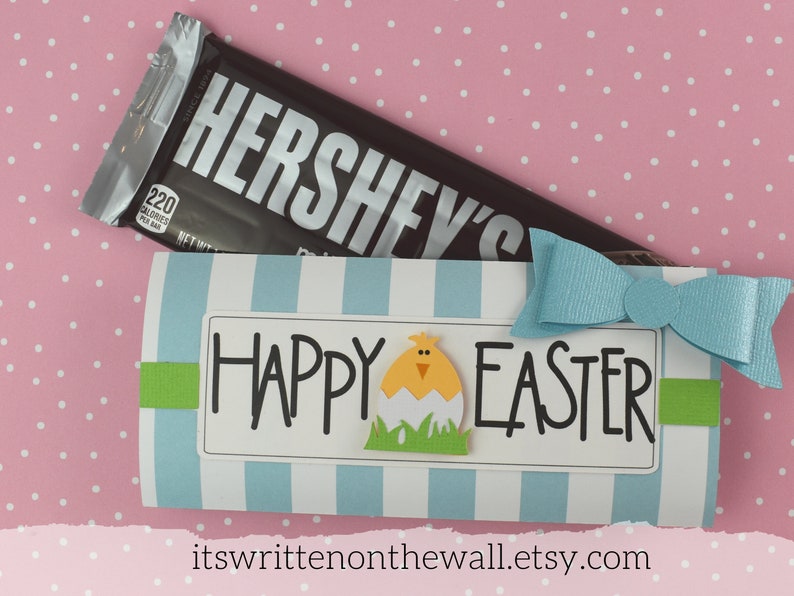 KIT Easter Chick Candy Bar Wrappers /Employee Gifts / Easter Basket /CoWorkers Gifts /Office Staff Treats / Party Favor/ Classroom image 6